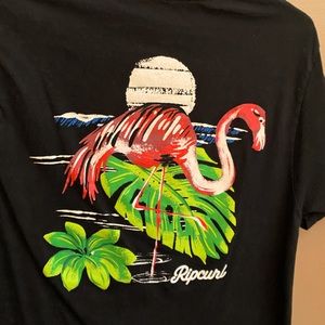 🦩Men’s Size Small Black RIP CURL SS T-shirt🦩